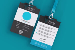 ID card mockup